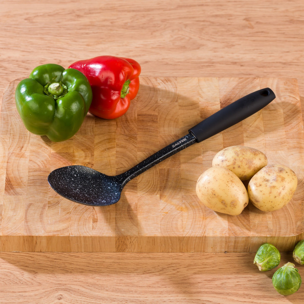 Salter Kitchen Utensil Set Solid Spoon Slotted Spoon Slotted Turner Megastone