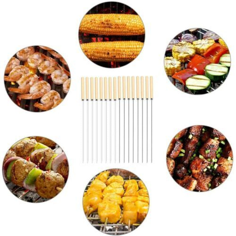 BBQ Long Handle Grill Basket Barbecue Rack Meat Burger Fish Stand Mesh Food UK