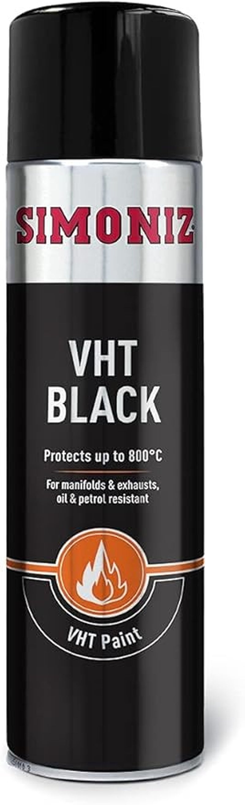 Holts Simoniz VHT Flameproof Exhaust Paint in Matt Black up to 800C