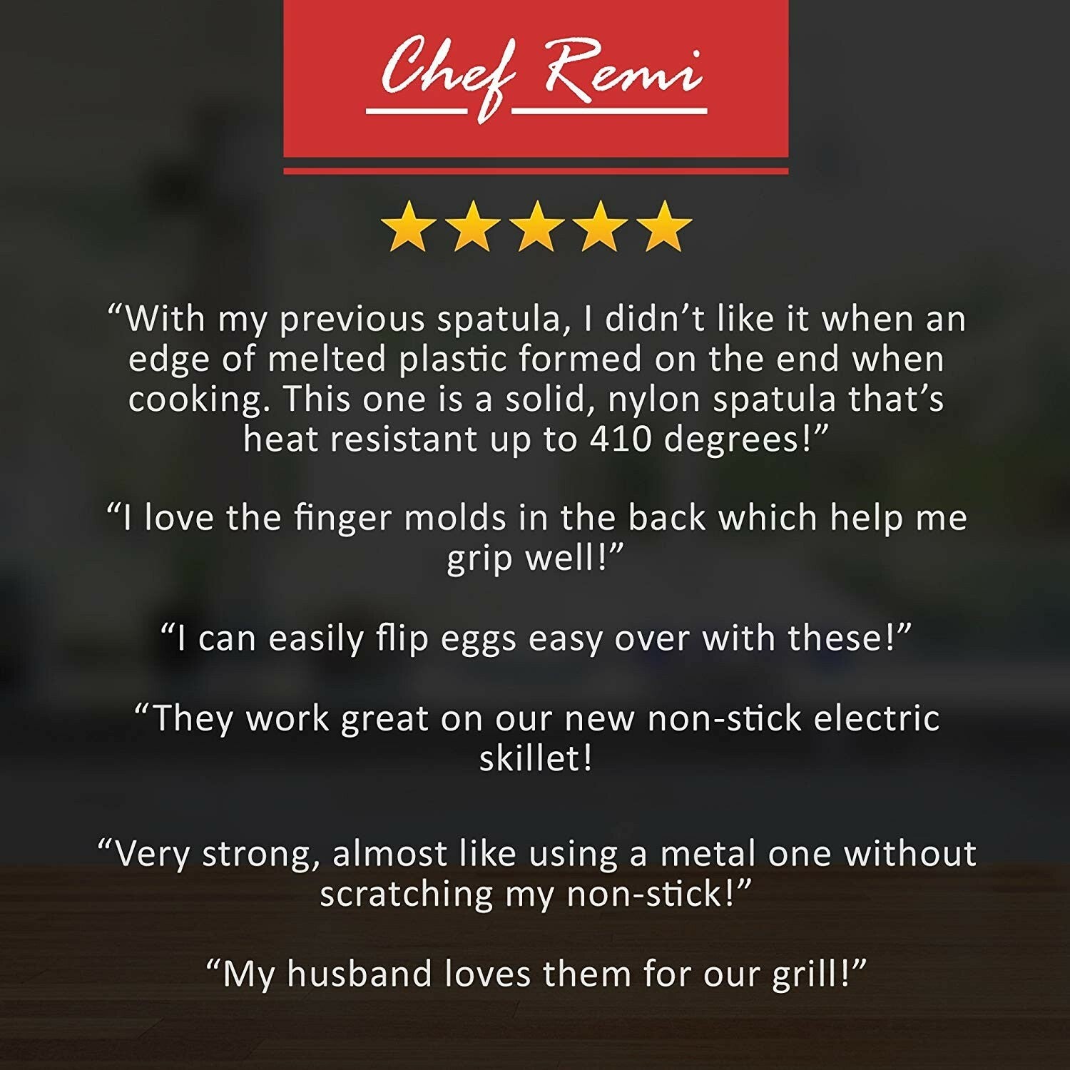 Chef Remi Kitchen Spatula Set- 2Pcs | Non Stick Solid & Slotted Spatulas