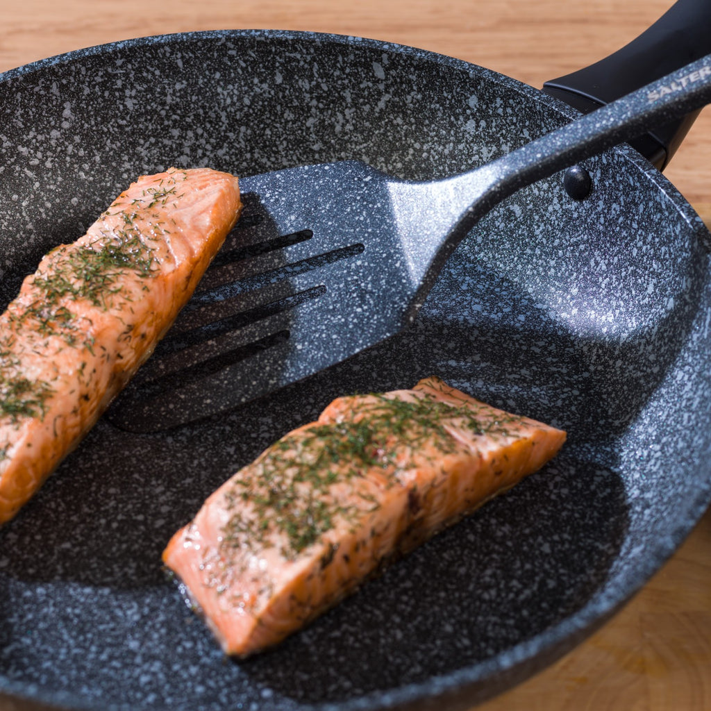 Salter Kitchen Utensil Set Solid Spoon Slotted Spoon Slotted Turner Megastone