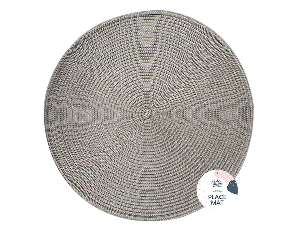Table Place Mats Large round Woven Place Mats Dining Tableware Washable Dinner