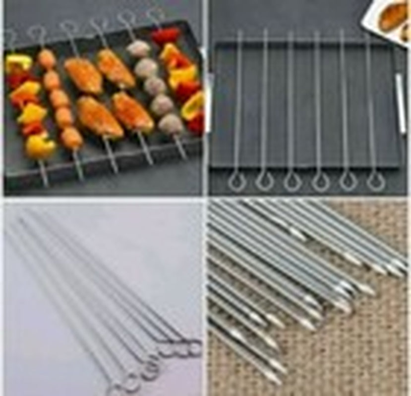 BBQ Long Handle Grill Basket Barbecue Rack Meat Burger Fish Stand Mesh Food UK