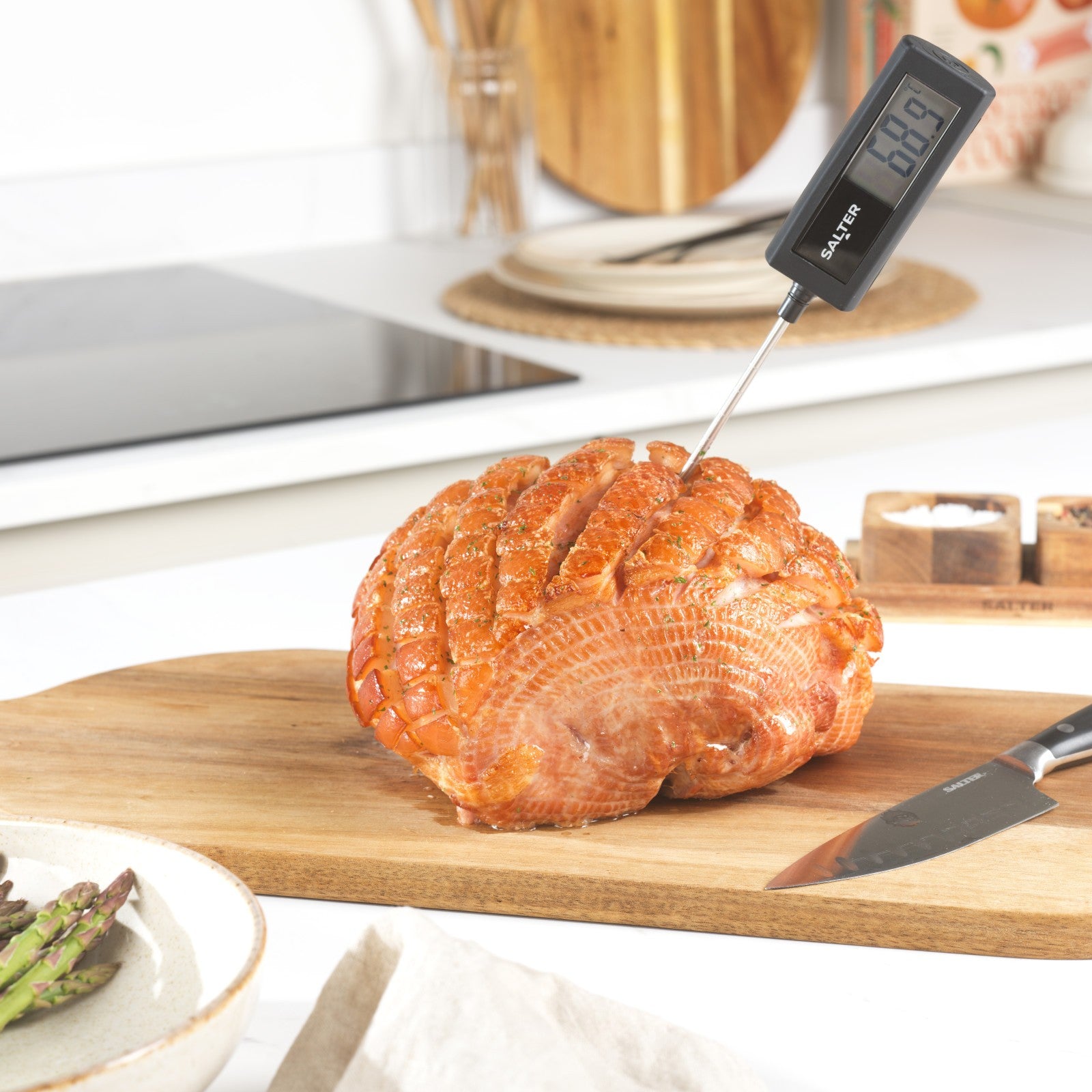Salter Precision Meat Thermometer Digital 180Mm Probe Quick Accurate Reading
