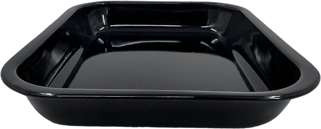 11" Vitreous Enamel Roasting Pan Tray Meat Roaster Veggie Pan