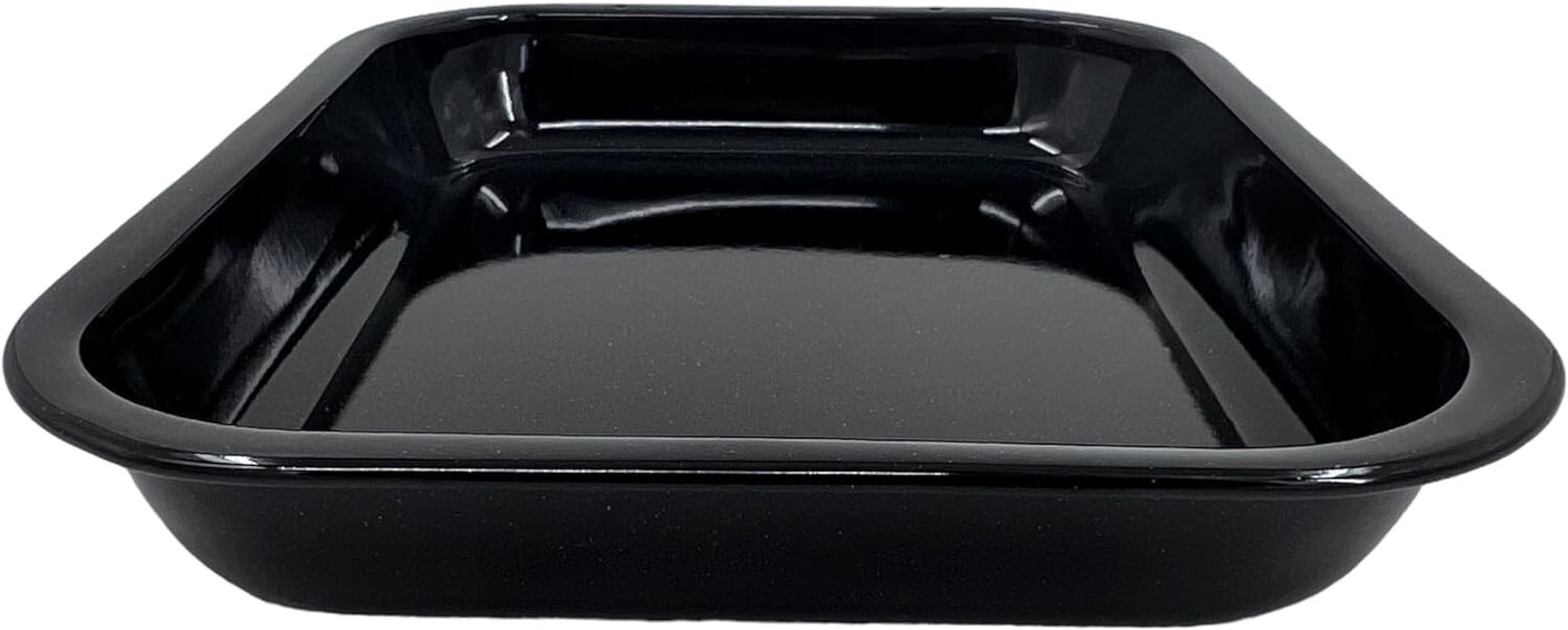 11" Vitreous Enamel Roasting Pan Tray Meat Roaster Veggie Pan