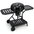 Outdoor Barbecue Charcoal Grill with High-Capacity Ash Catcher