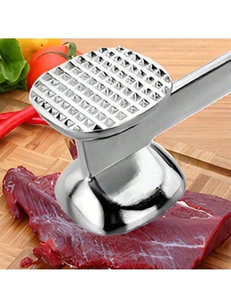 Stainless Steel Meat Mallet Tenderizer Steak, Beef, Chicken Hammer Kitchen Tool.