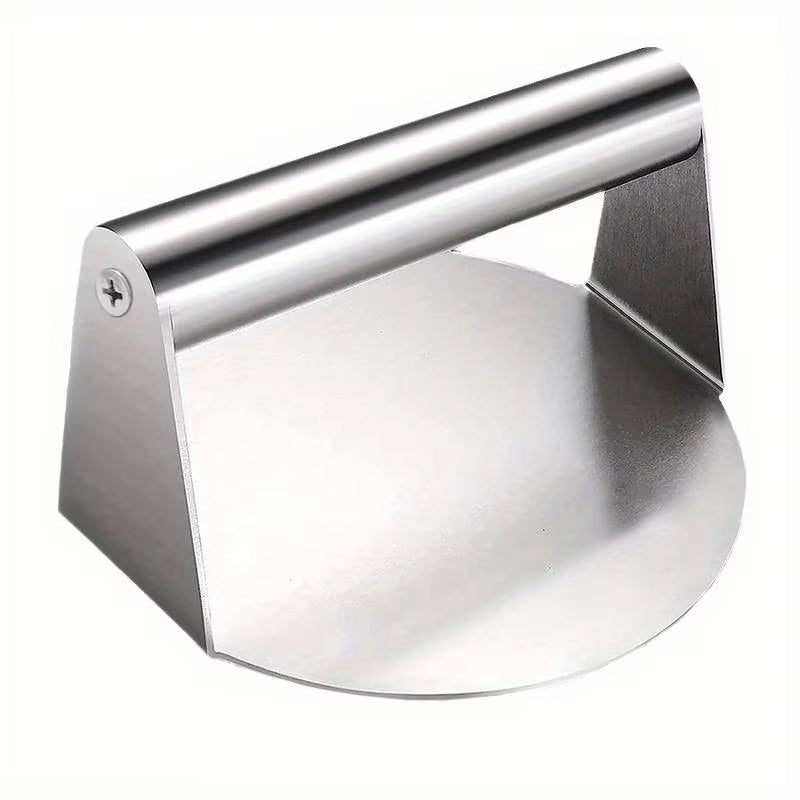 Stainless Steel Smash Burger Press Hamburger Patties Meat Masher Circular Meat Press Mold for Deli Meats Kitchen Accessories