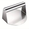 Stainless Steel Smash Burger Press Hamburger Patties Meat Masher Circular Meat Press Mold for Deli Meats Kitchen Accessories