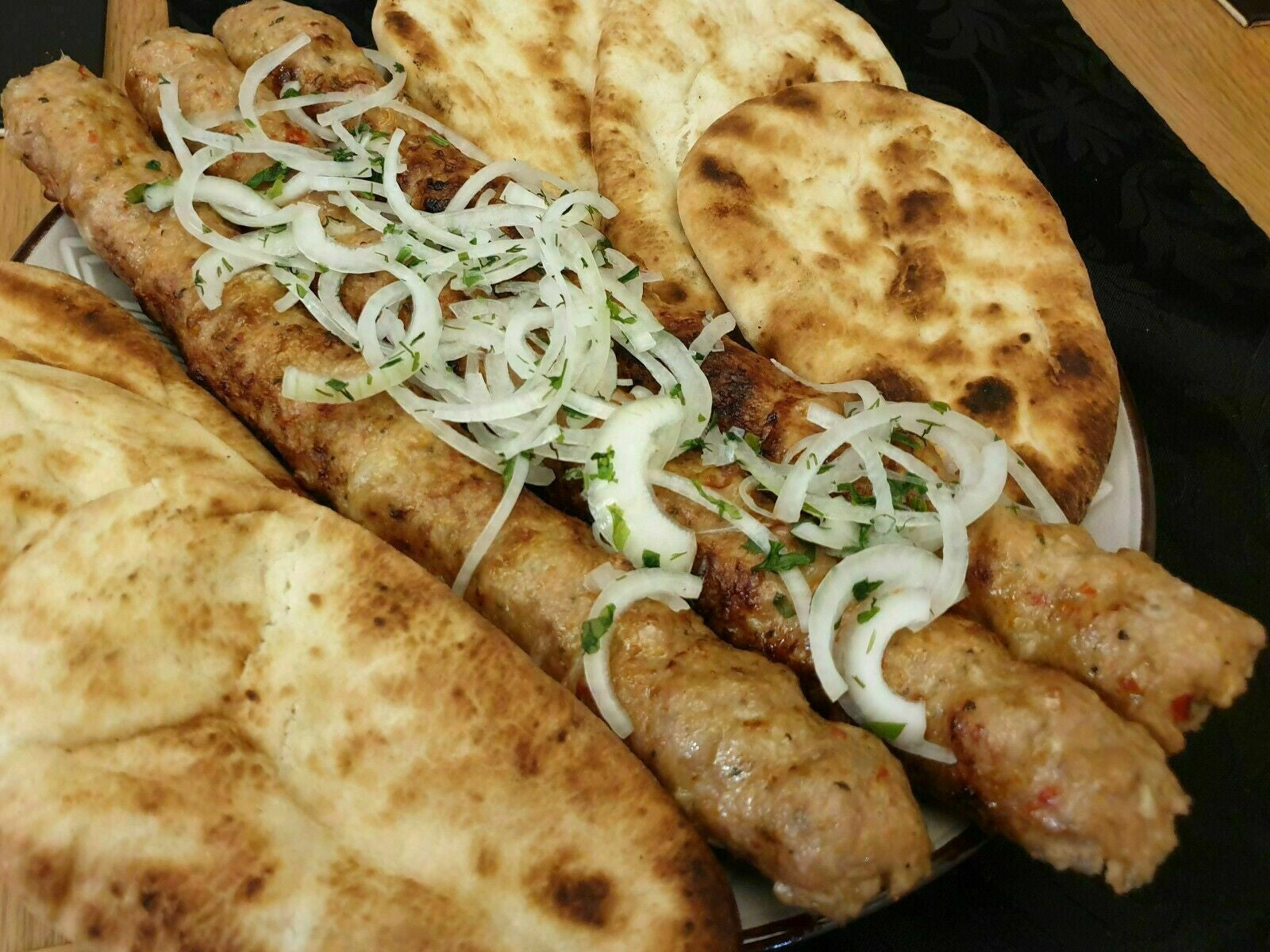 4X BBQ Kebab Skewer Wooden Handle Metal 5Mm/8Mm/15Mm Heavy Duty Stainless Steel