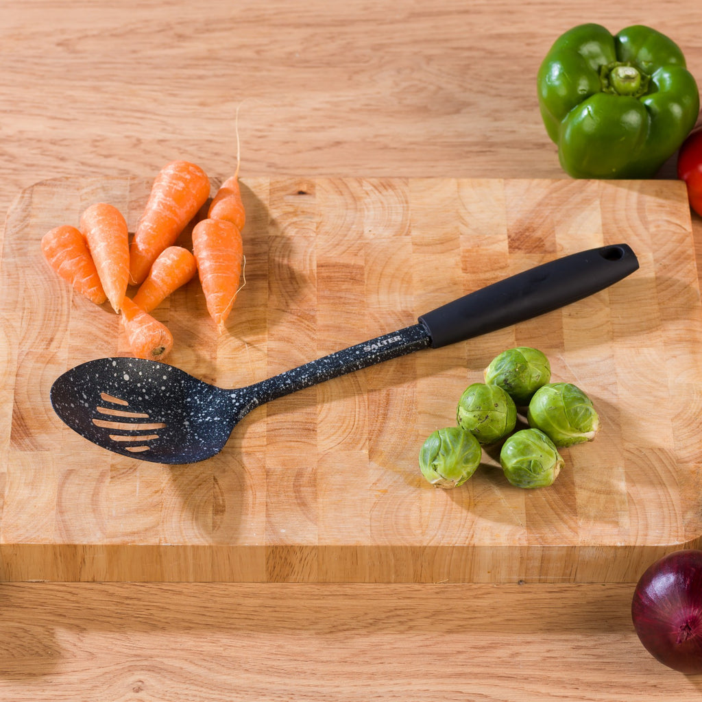 Salter Kitchen Utensil Set Solid Spoon Slotted Spoon Slotted Turner Megastone