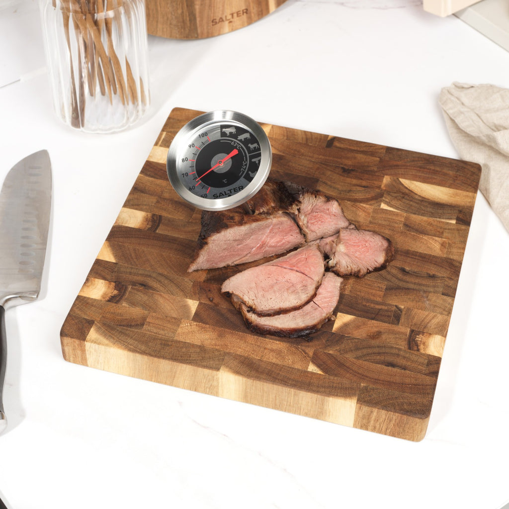 Salter Thermometer Analogue Meat Kitchen Food Temperature Probe Stainless Steel
