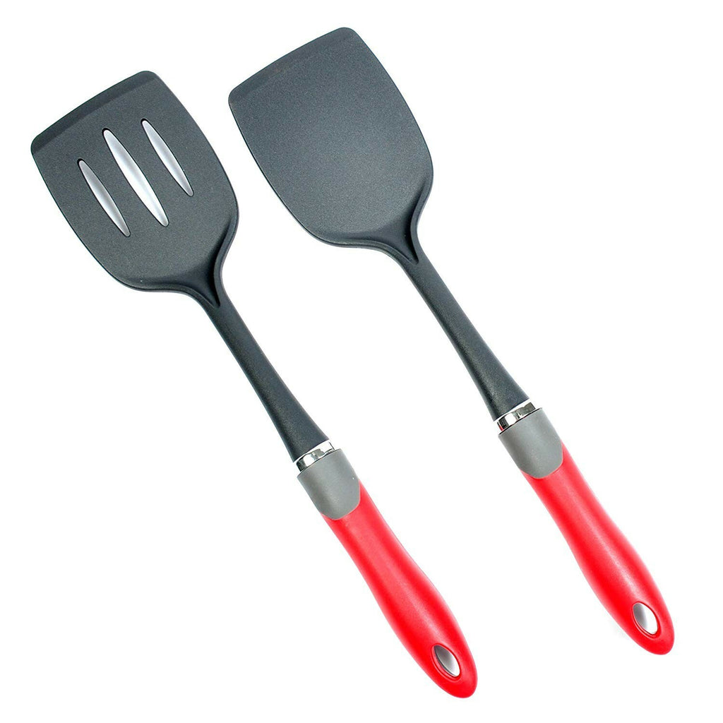 Chef Remi Kitchen Spatula Set- 2Pcs | Non Stick Solid & Slotted Spatulas