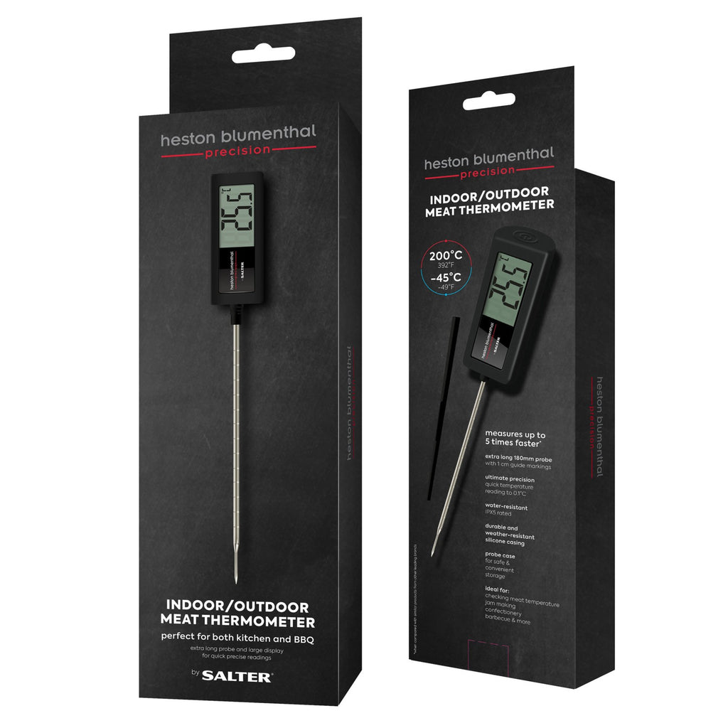 Heston Blumenthal Digital Thermometer Precision Kitchen Probe Bbq/Meat Salter