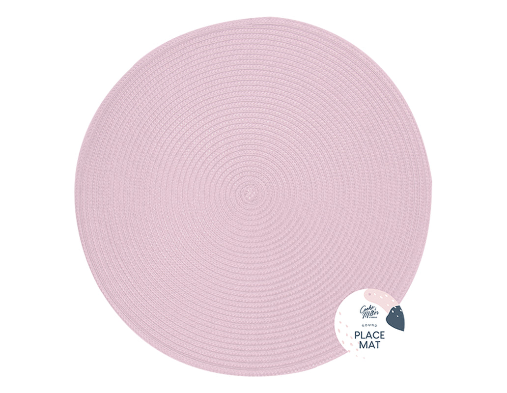 Table Place Mats Large round Woven Place Mats Dining Tableware Washable Dinner