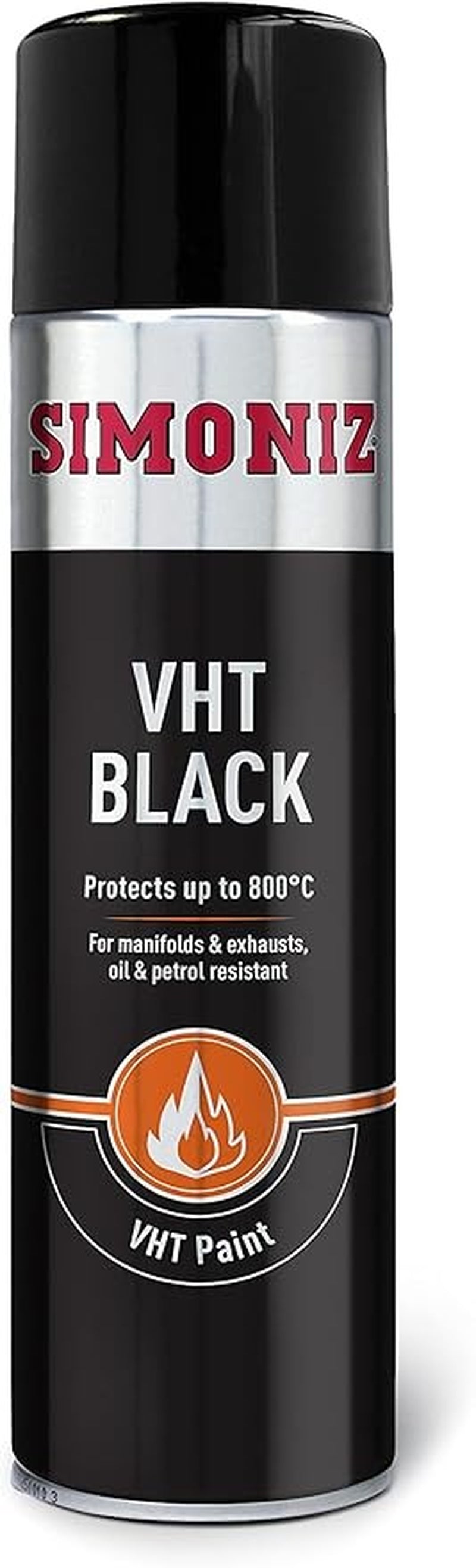 Holts Simoniz VHT Flameproof Exhaust Paint in Matt Black up to 800C