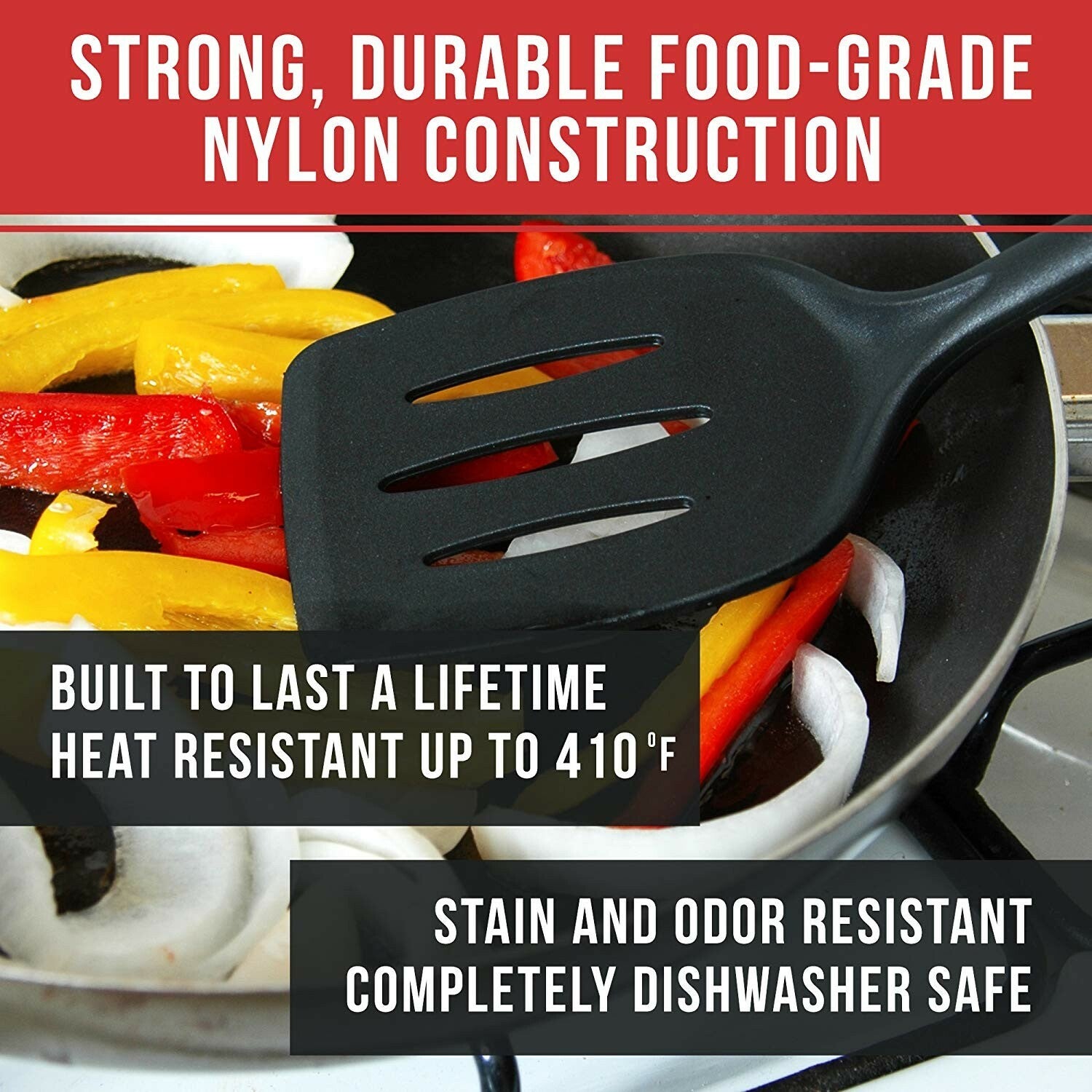 Chef Remi Kitchen Spatula Set- 2Pcs | Non Stick Solid & Slotted Spatulas