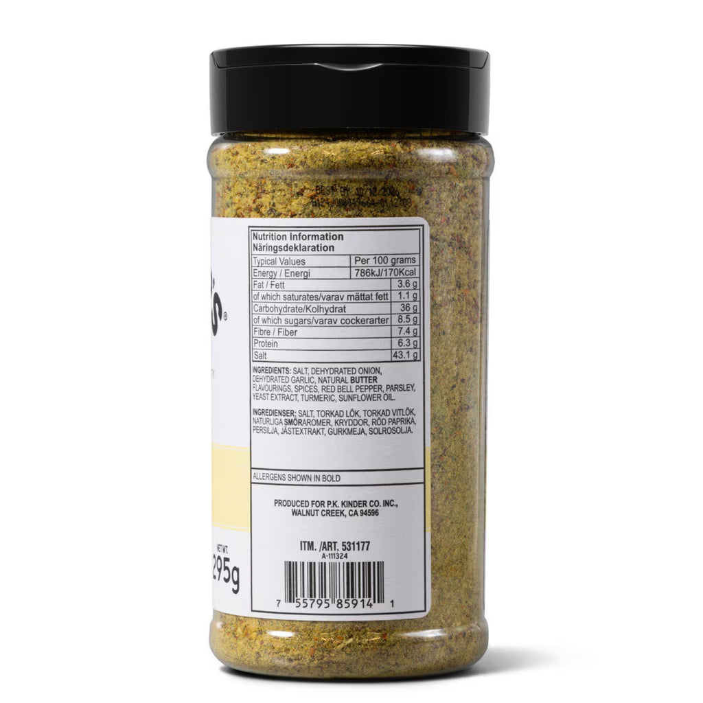 Buttery Steakhouse Seasoning, 295G