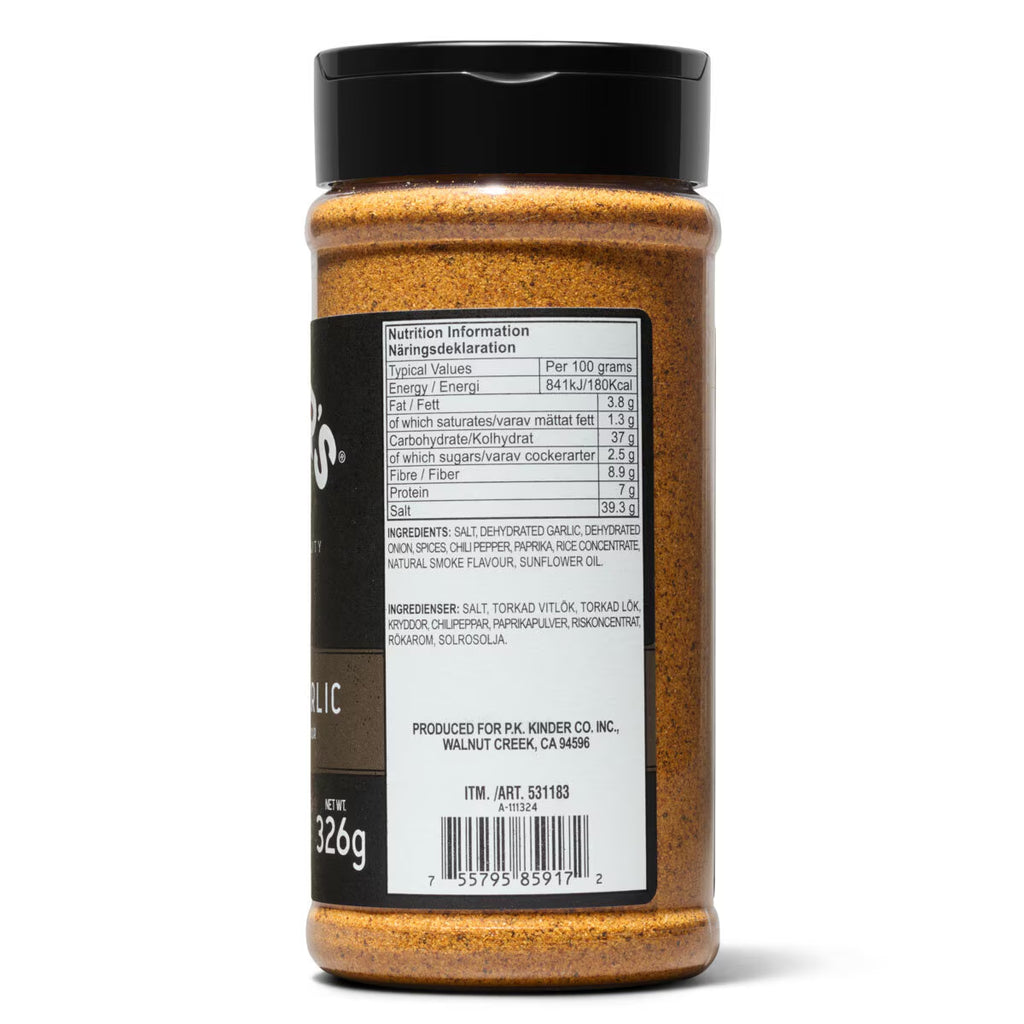 Woodfired Garlic Seasoning, 362G
